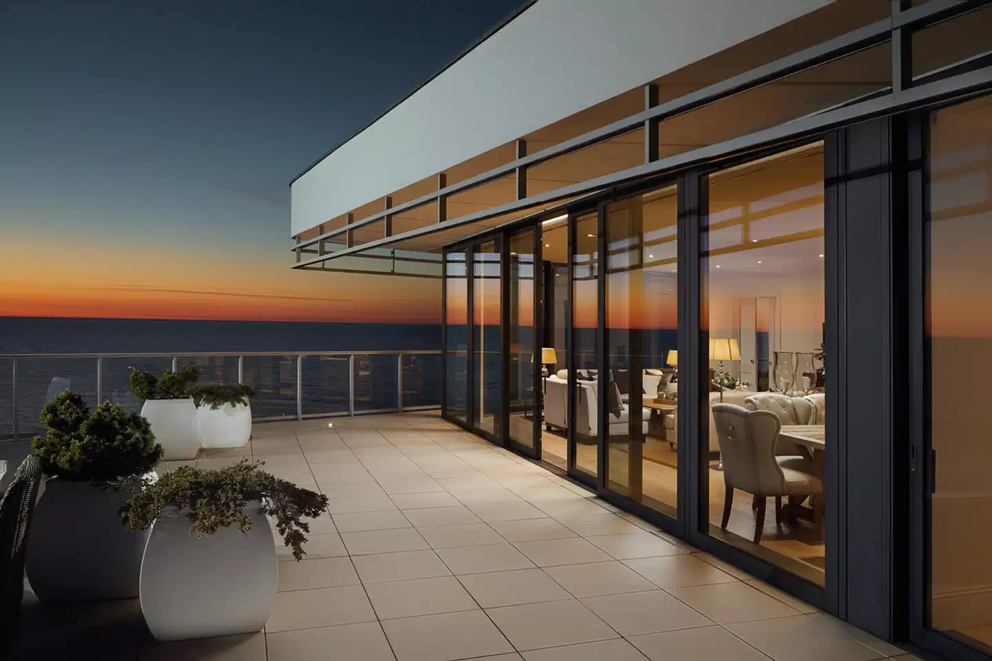 Dune Beach Resort Terrasse