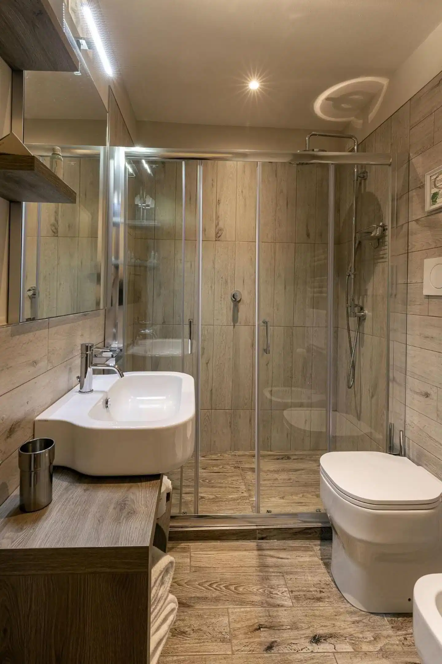 Si Montalcino Hotel & Restaurant Badezimmer