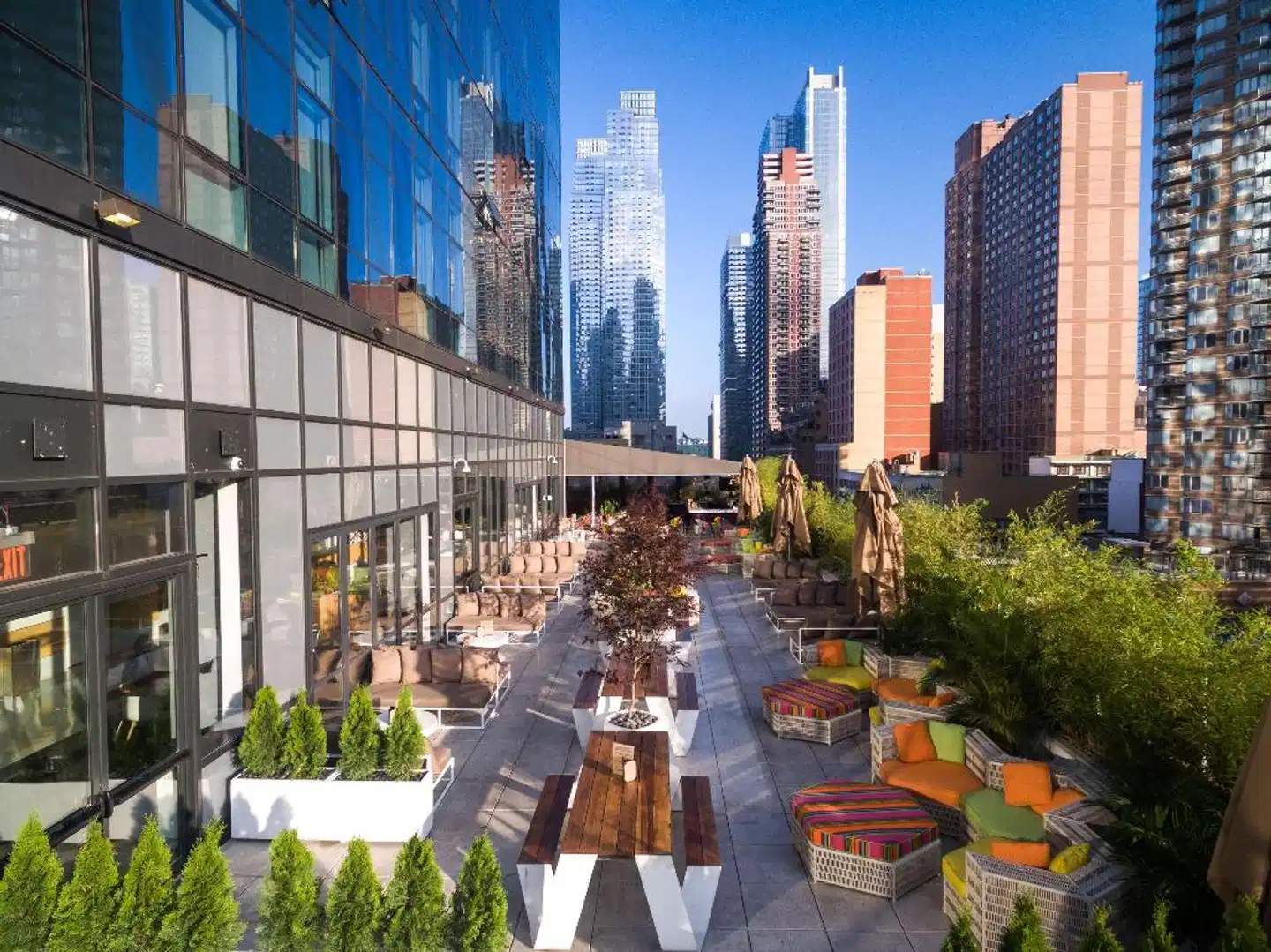 YOTEL New York at Times Square Terrasse