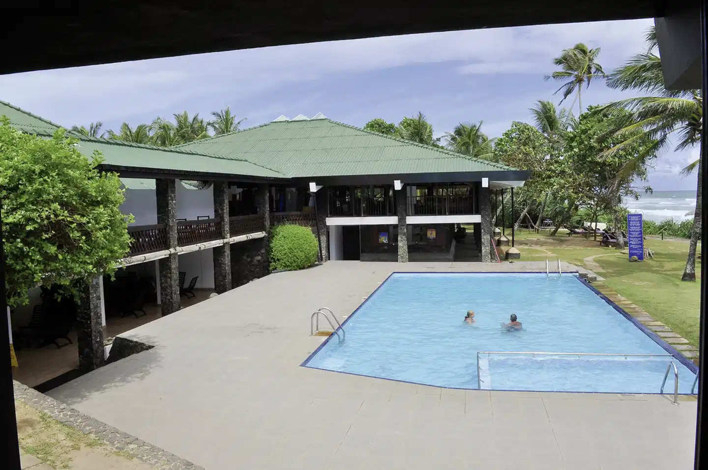 Koggala Beach Hotel Terrasse