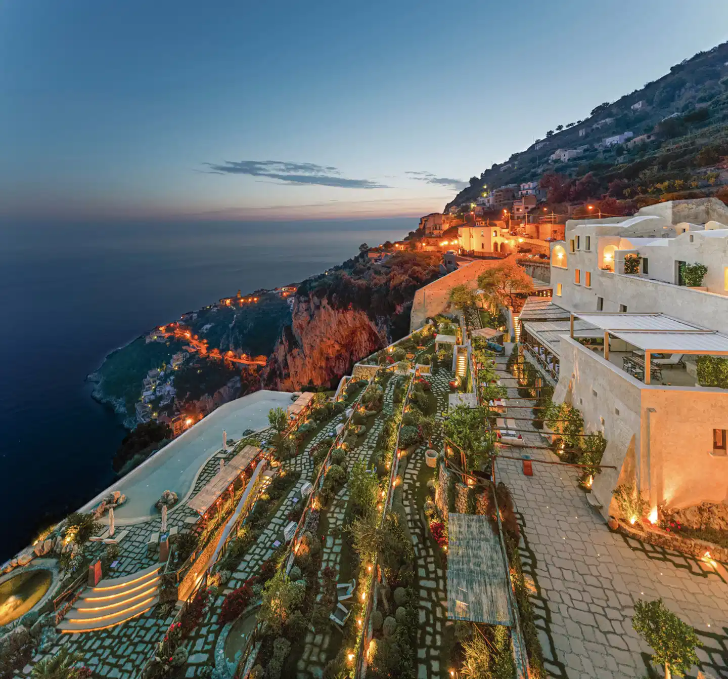 Monastero Santa Rosa Hotel & Spa Landschaft