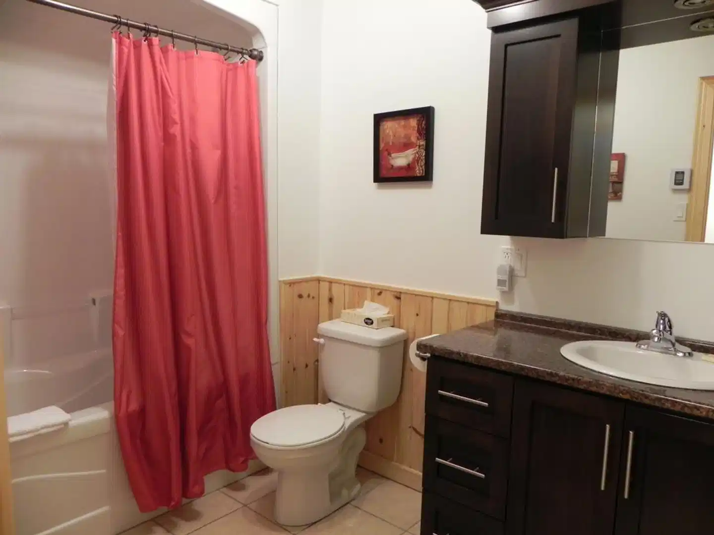 Chalets et Spa Lac Saint-Jean Badezimmer