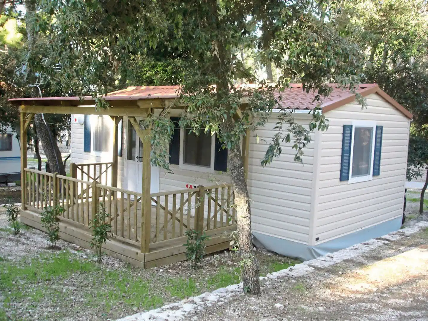 Camping Kozarica Terrasse