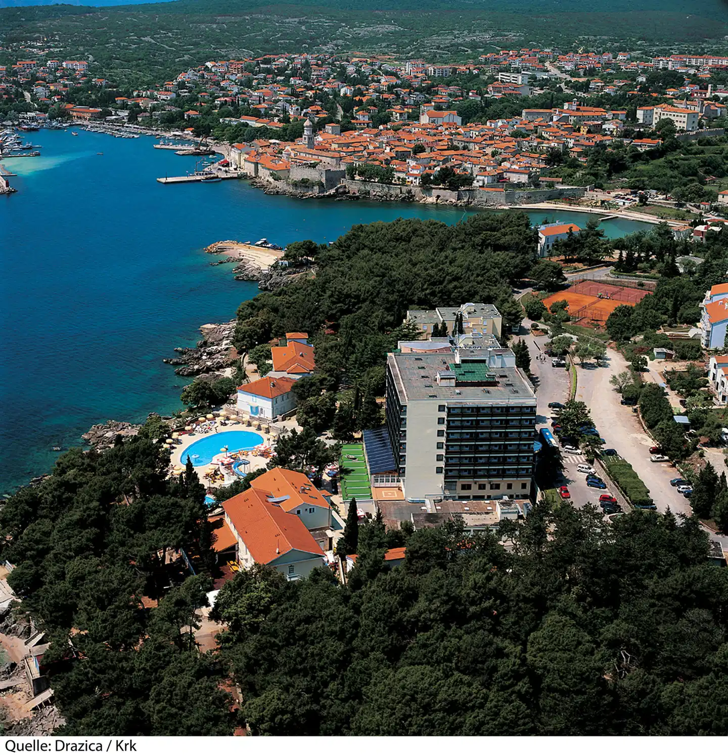 Drazica Hotel Aussenansicht