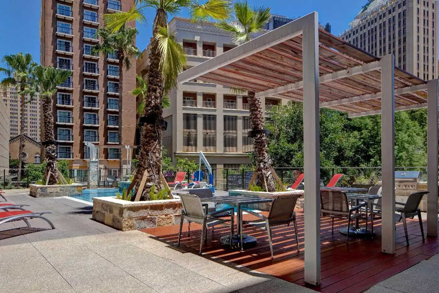 Hampton Inn & Suites San Antonio Riverwalk Terrasse