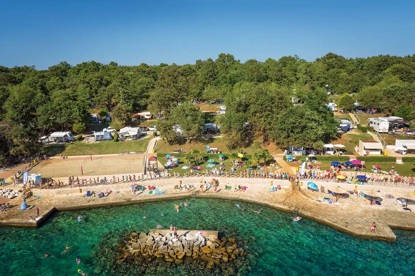 Camping Bijela Uvala (by Albatross) Strand