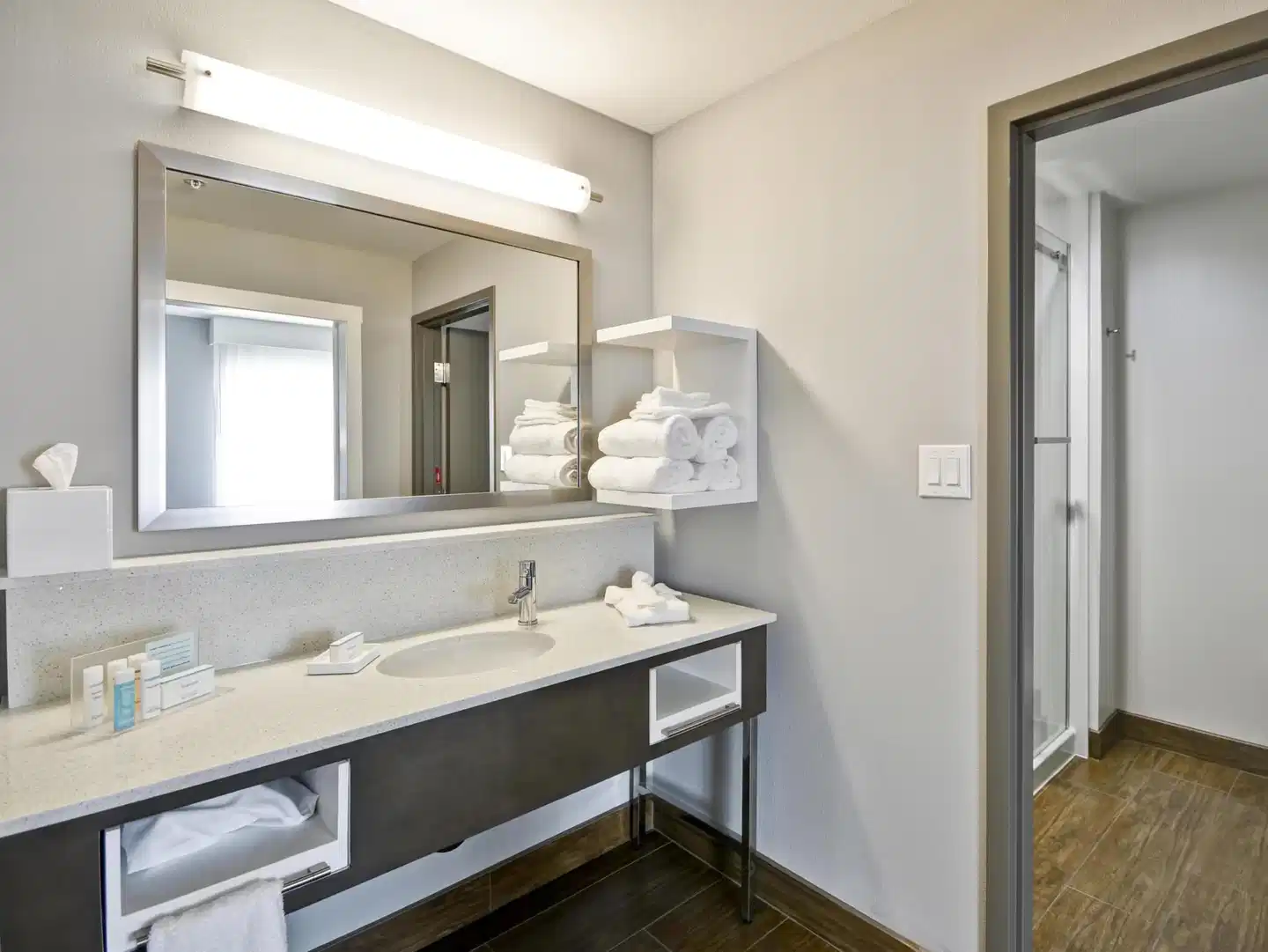 Hampton Inn Kyle Badezimmer