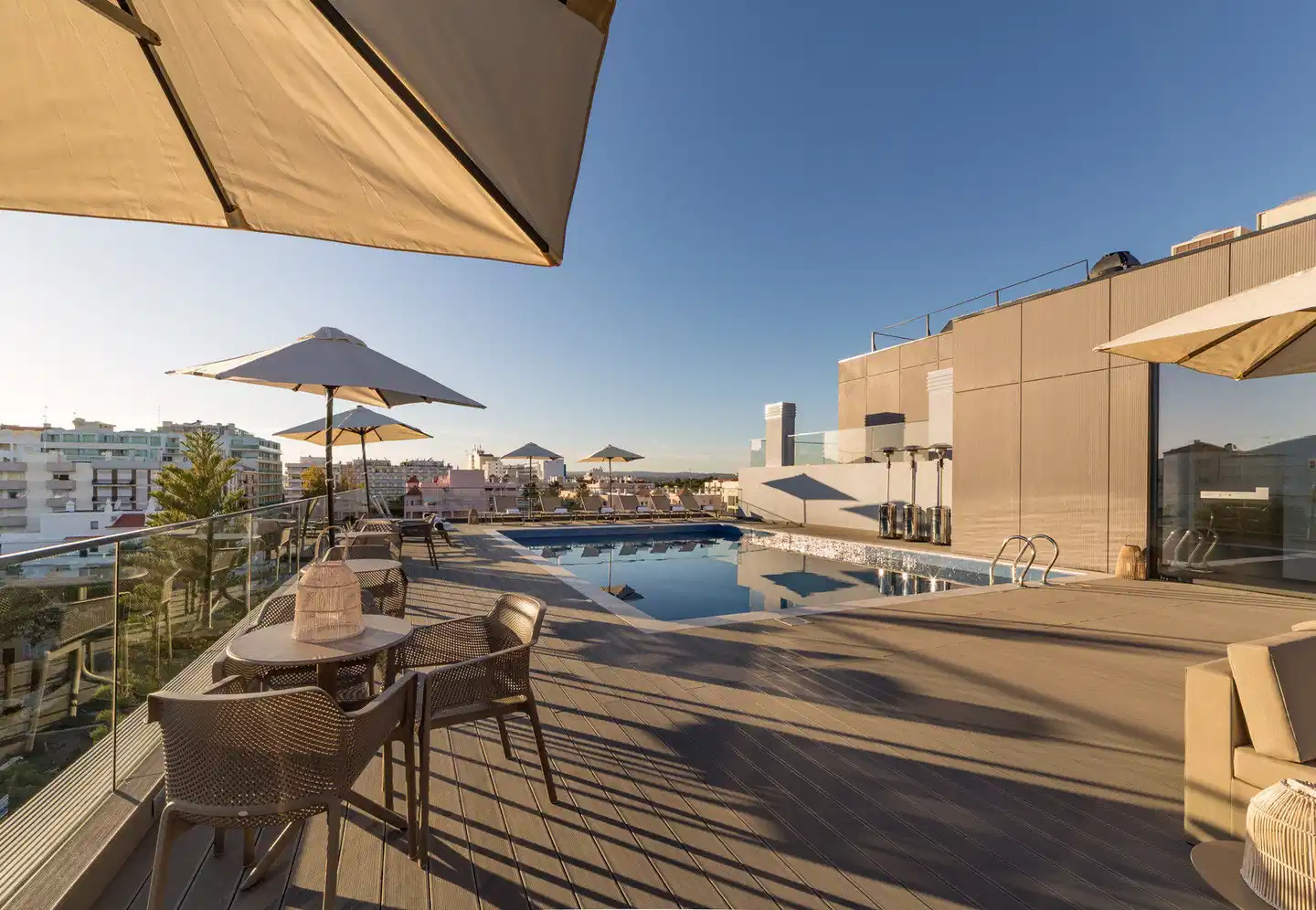 The Prime Energize Hotel Monte Gordo Terrasse