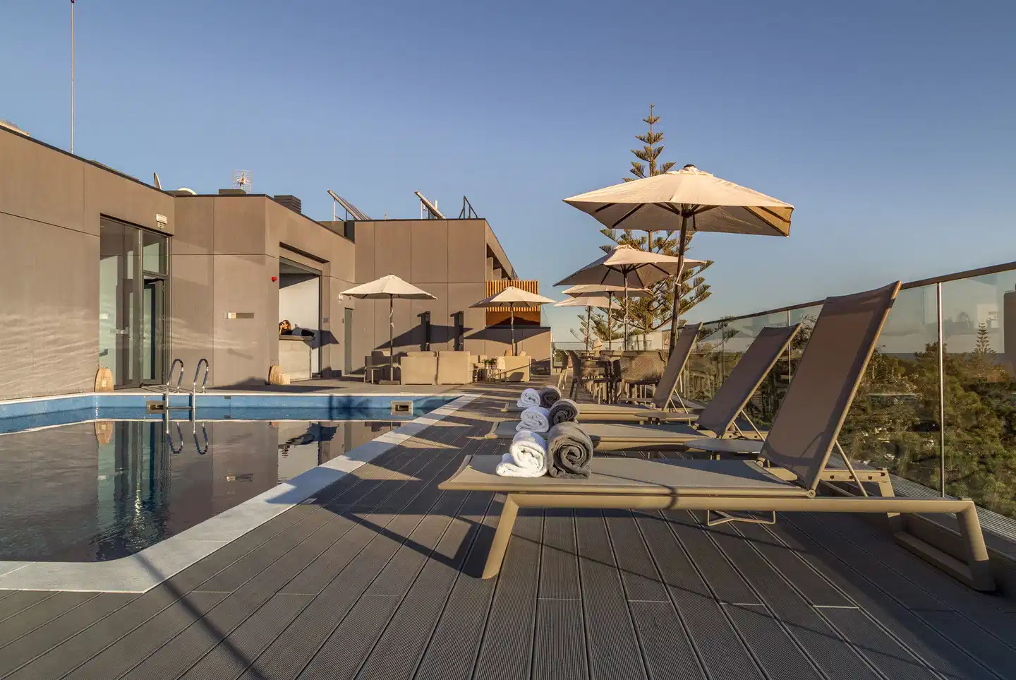 The Prime Energize Hotel Monte Gordo Terrasse