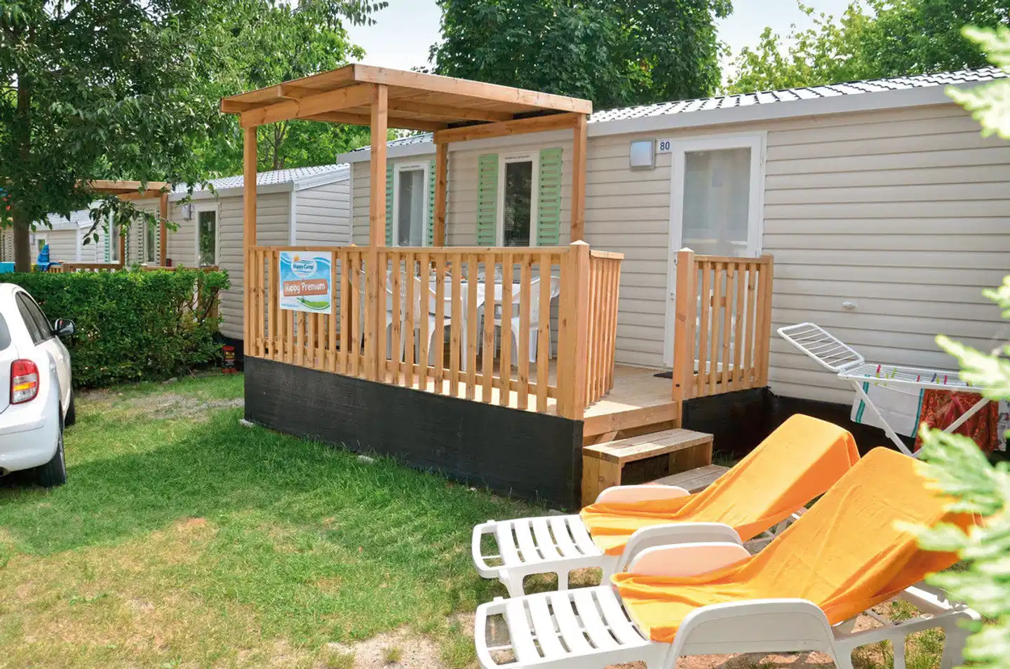 Family Camping Serenella (by Happy Camp) Garten