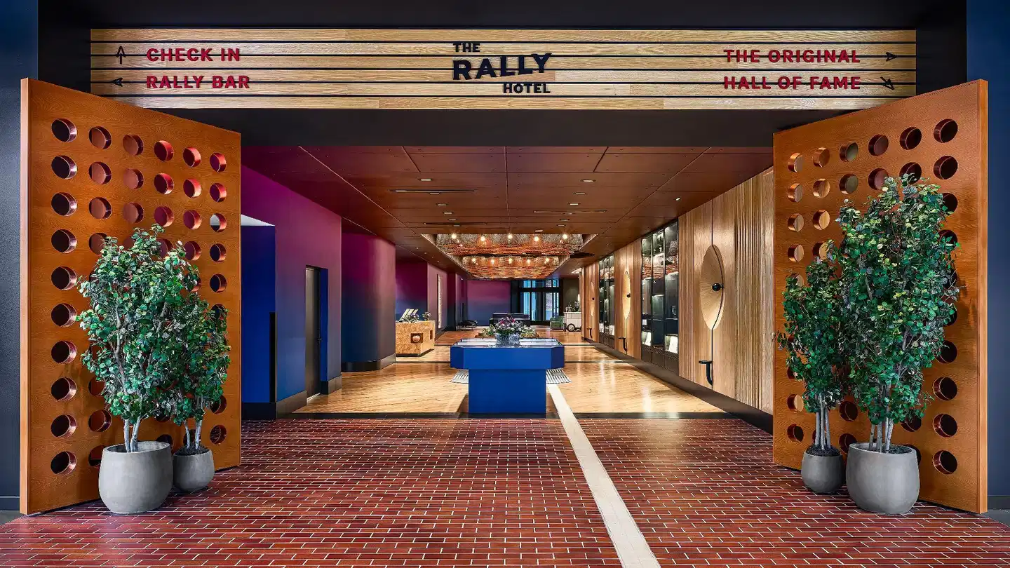 The Rally Hotel Lobby
