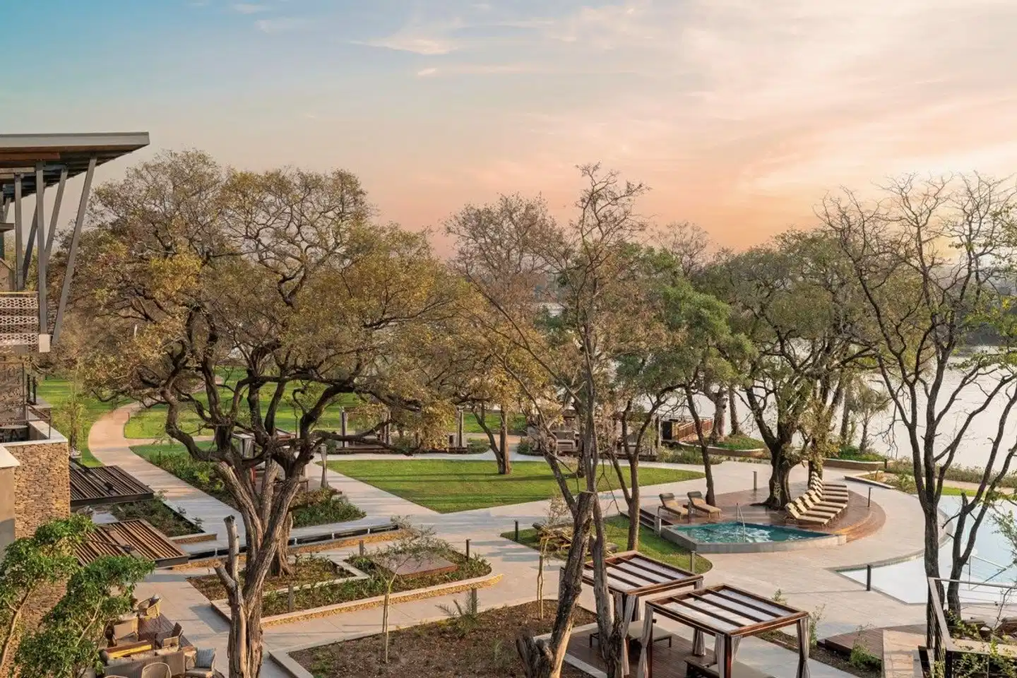 Radisson Blu Mosi Oa Tunya Livingstone Resort Terrasse