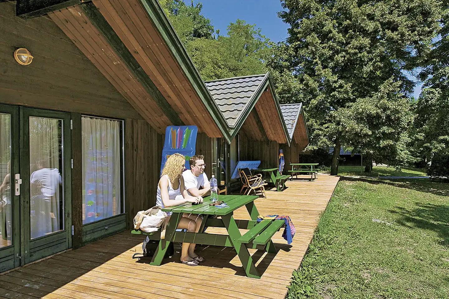 Club Tihany Bungalók Terrasse