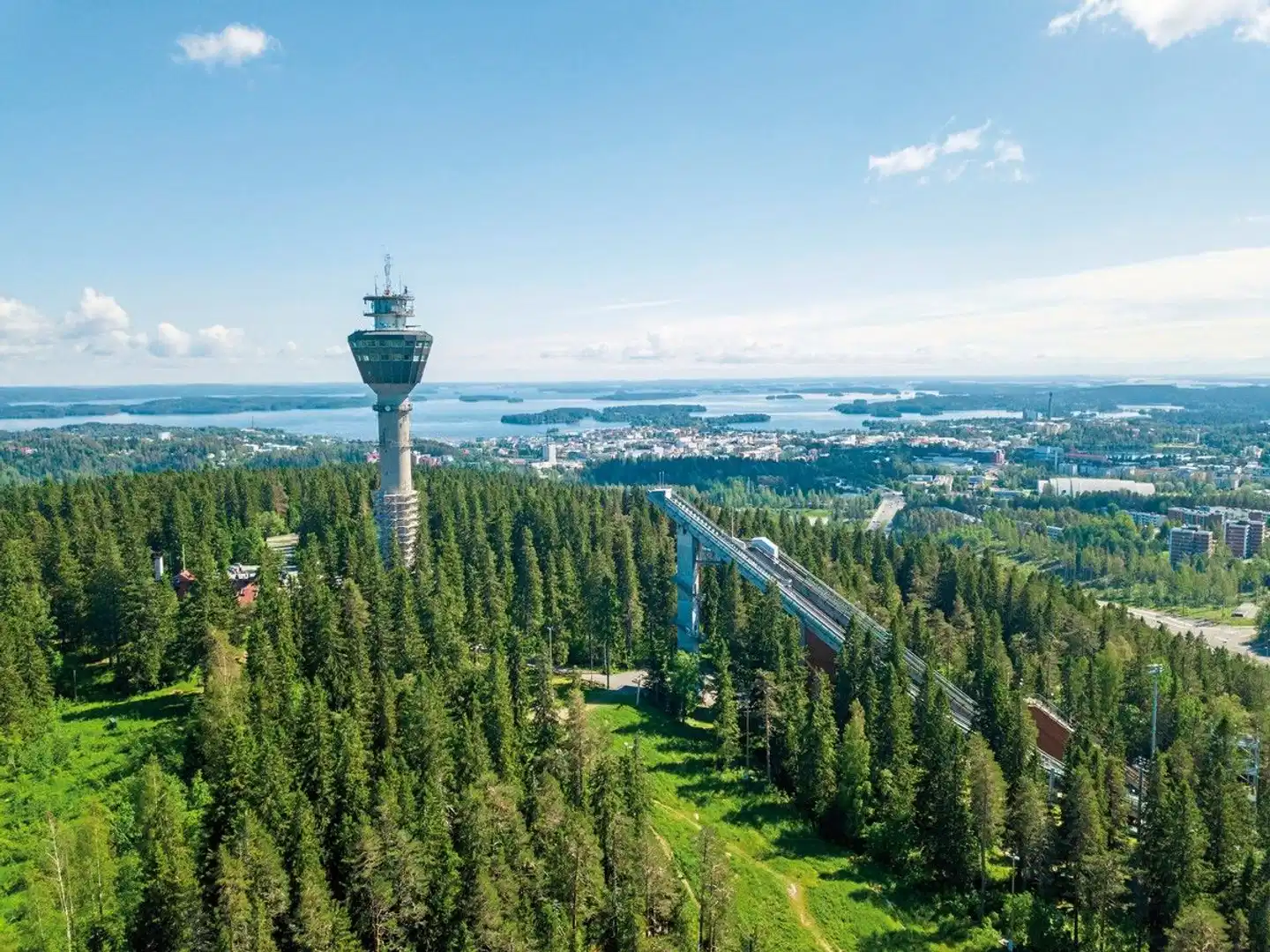 Reizvolles Finnland Landschaft