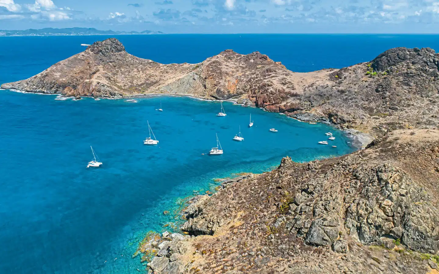 St. Barth und weiße Inselwelten Landschaft