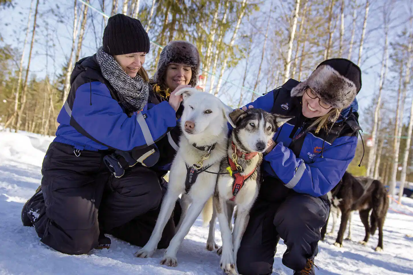 Hausbesuch beim Weihnachtsmann Personen
