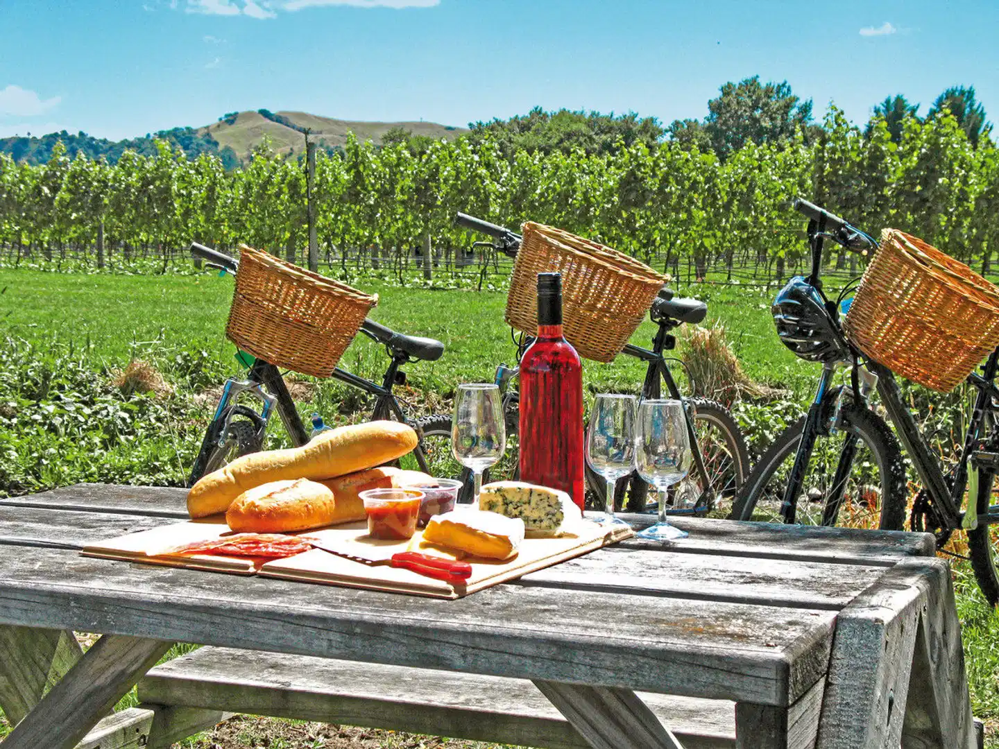 New Zealand Wine Trail Terrasse