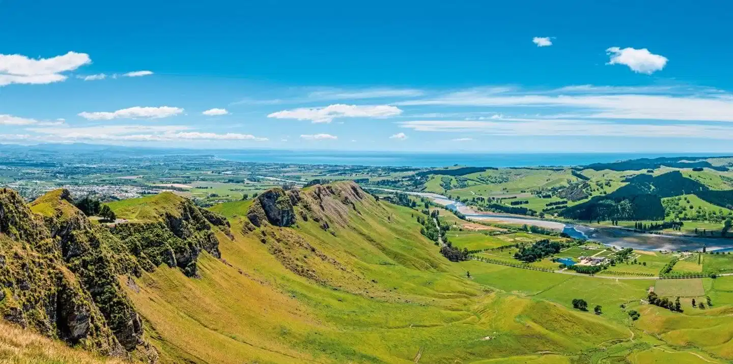 New Zealand Wine Trail Landschaft