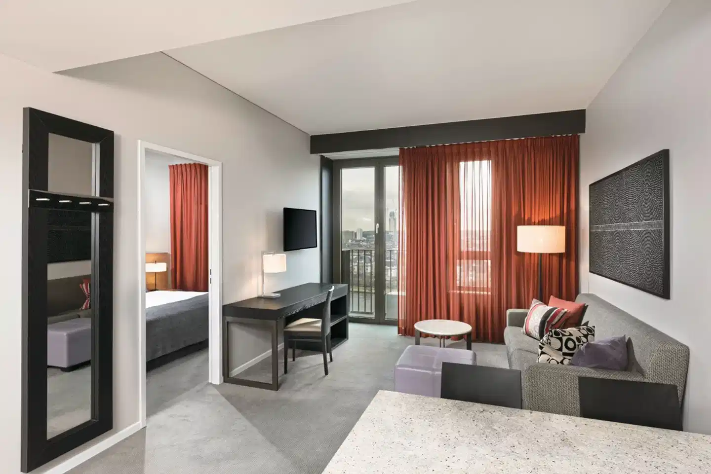 Adina Apartment Hotel Frankfurt Neue Oper Wohnbeispiel