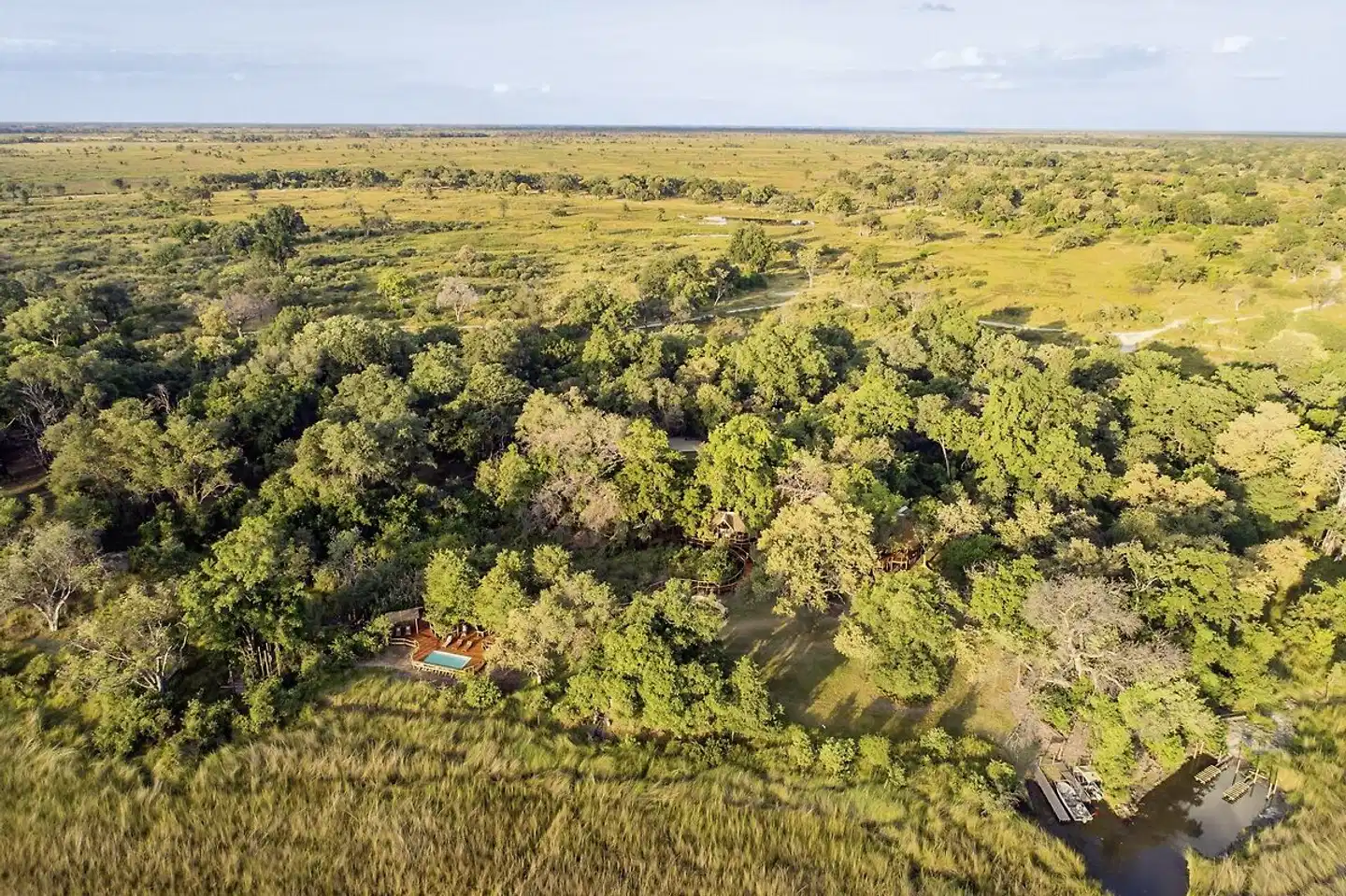 Camp Moremi Landschaft