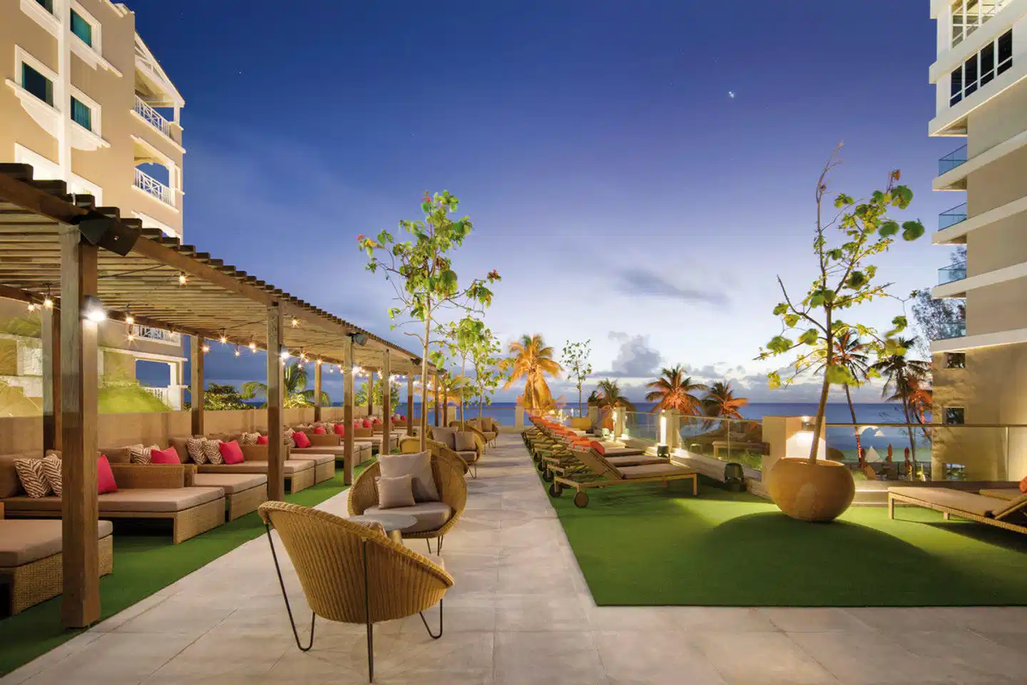 O2 Beach Club & Spa Terrasse