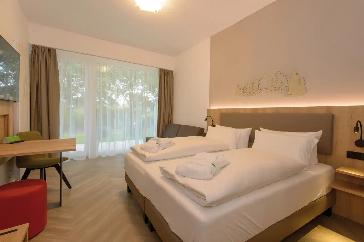 BERGlässig Hotel Bodenmais Wohnbeispiel