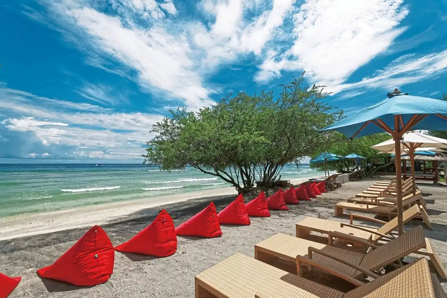 Jambuluwuk Oceano Resort Gili Trawangan Terrasse