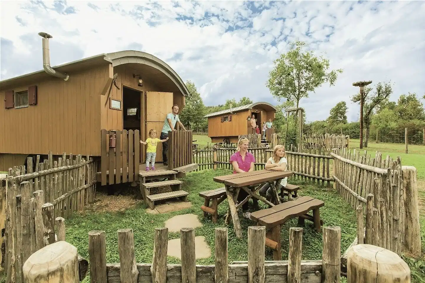 Natur-Resort Tripsdrill Terrasse