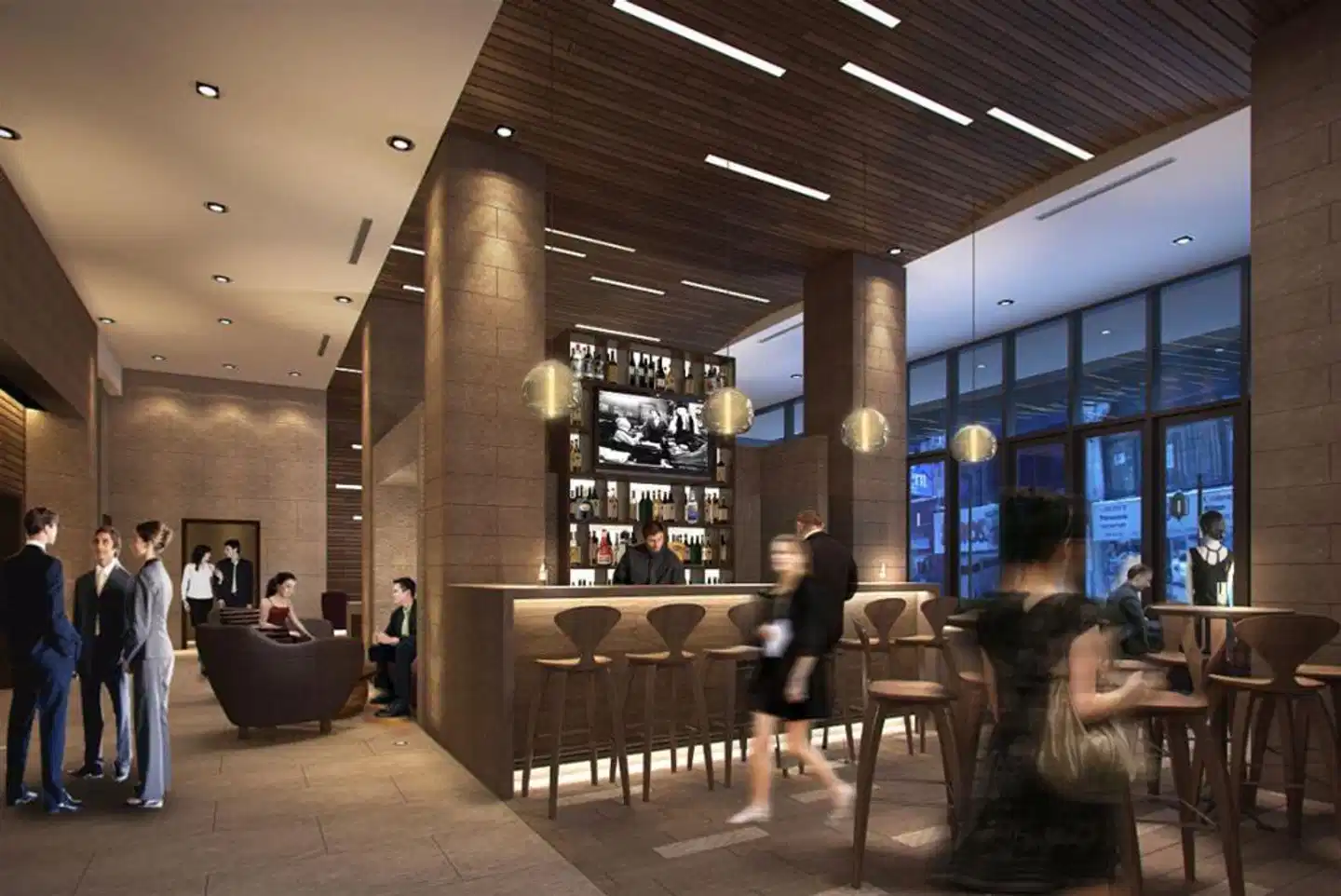 Hilton Garden Inn New York Times Square North Bar