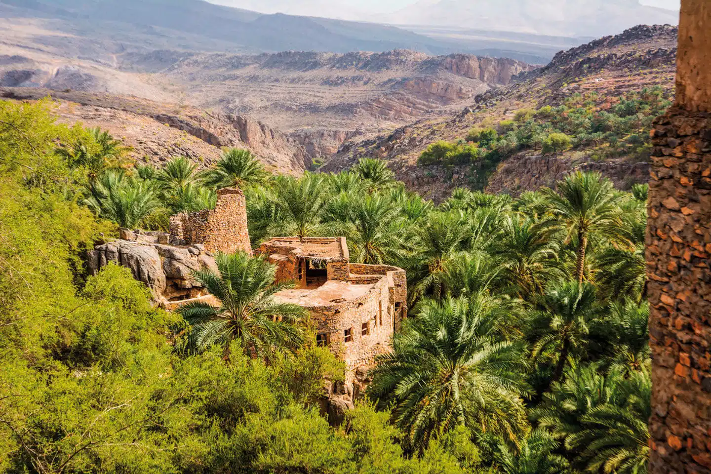 Das Königreich Oman zu Fuß entdecken Landschaft