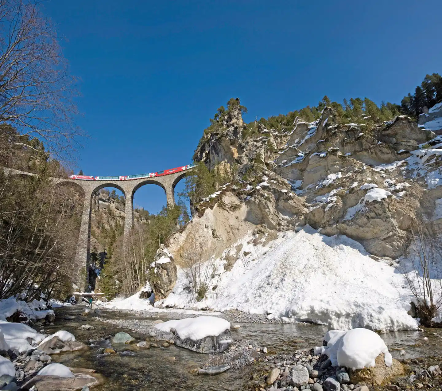 Bernina- und Glacier Express Graubünden Landschaft