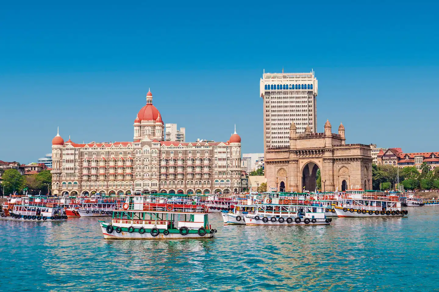 Tiger, Tempel, Taj Mahal Aussenansicht