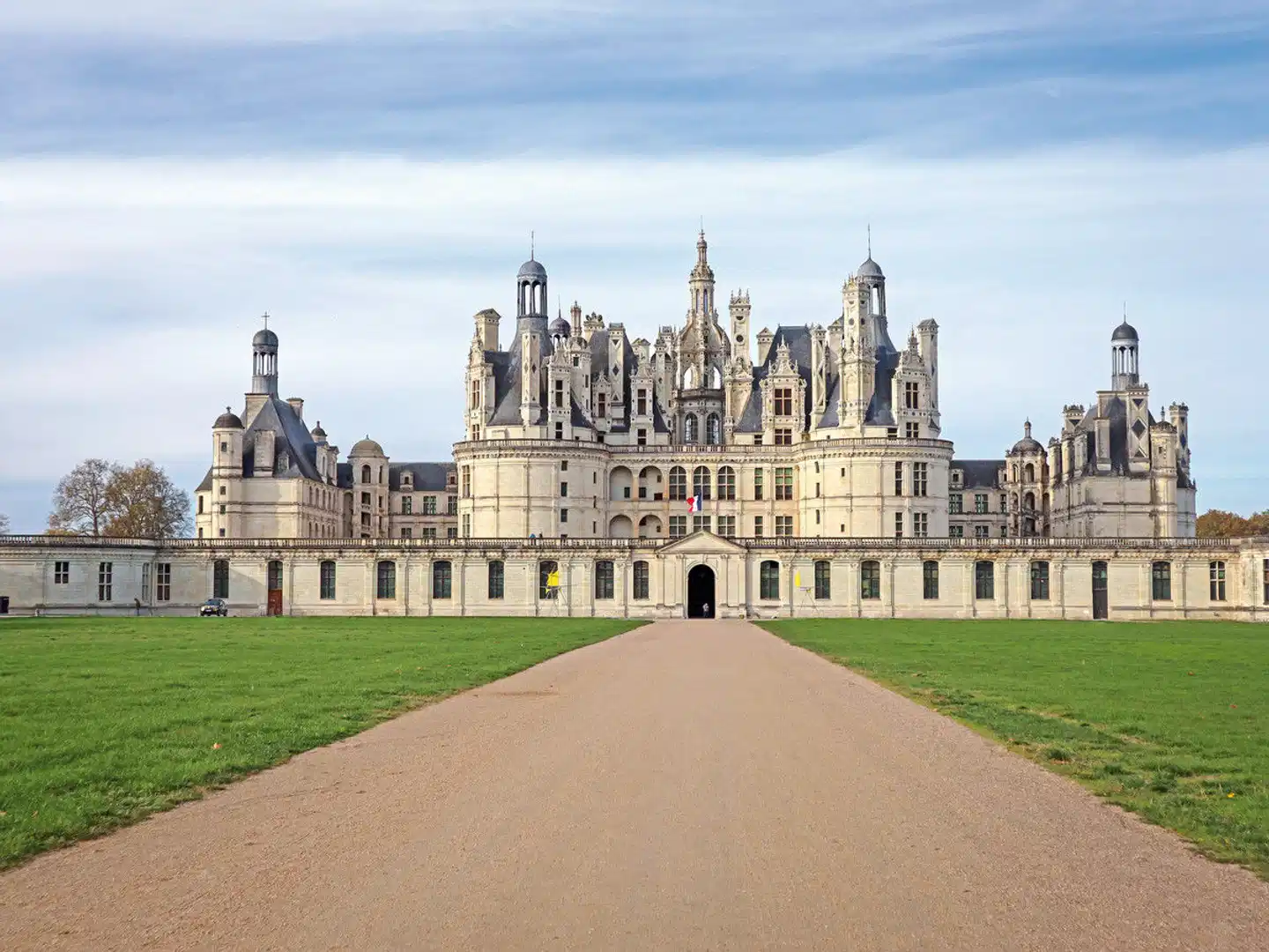 Schlösser der Loire ab Blois Landschaft