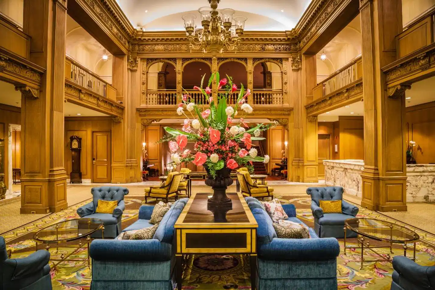 The Fairmont Olympic Hotel Lobby