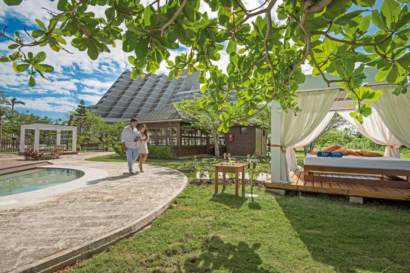 Blau Varadero Garten