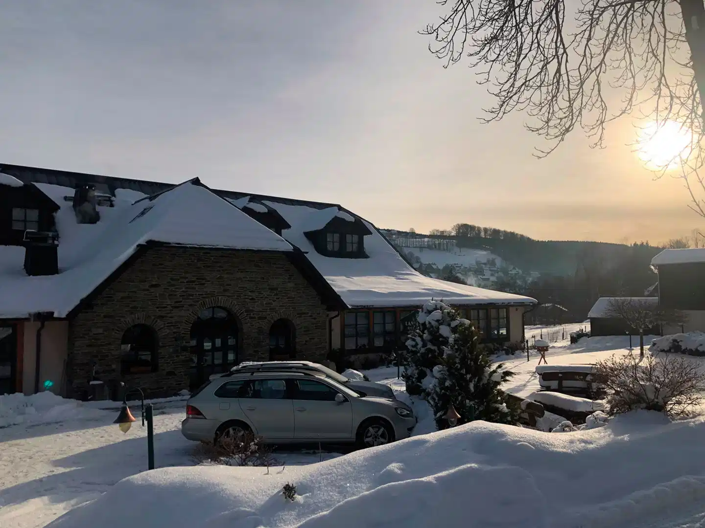 Landhotel Rittersgrün Terrasse