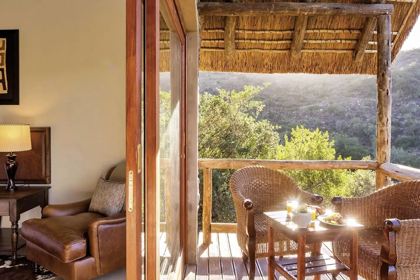 Lalibela Private Game Reserve Terrasse