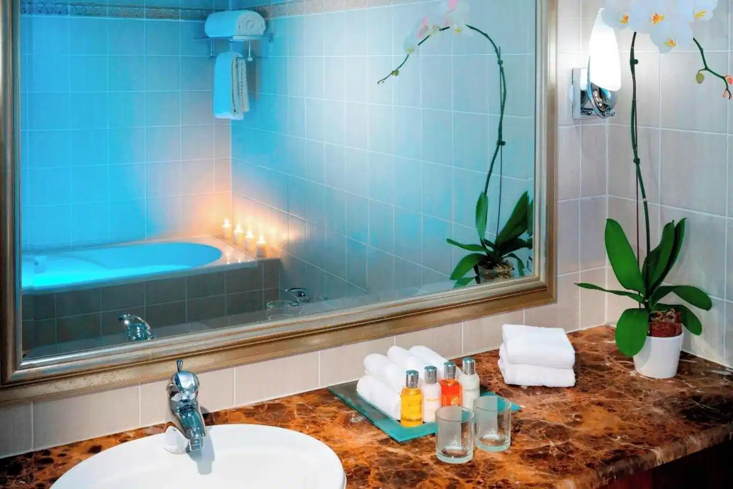 Marriott Executive Apartments Dubai Creek Badezimmer