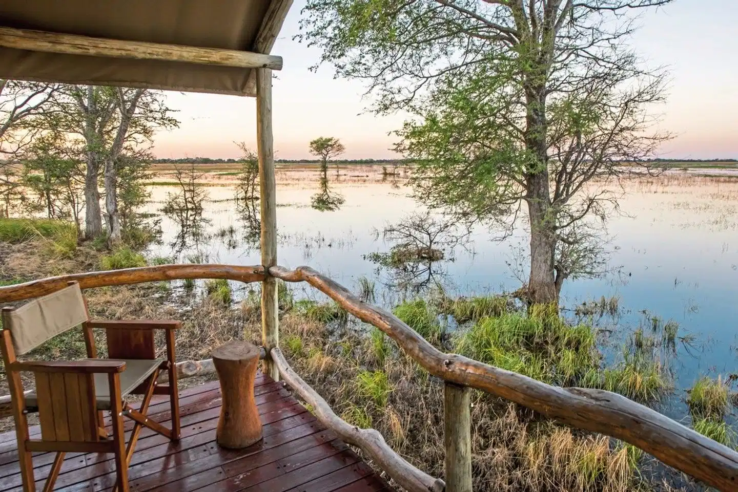 Chobe River Camp Terrasse