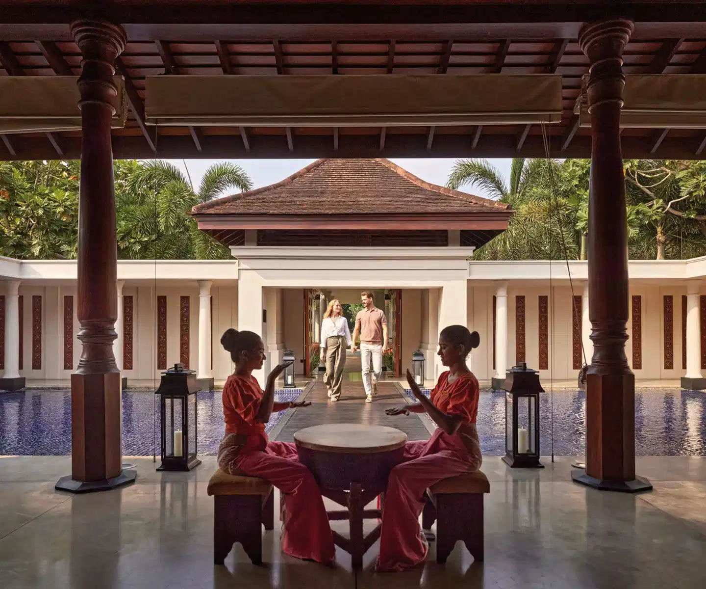Anantara Peace Haven Tangalle Resort Terrasse