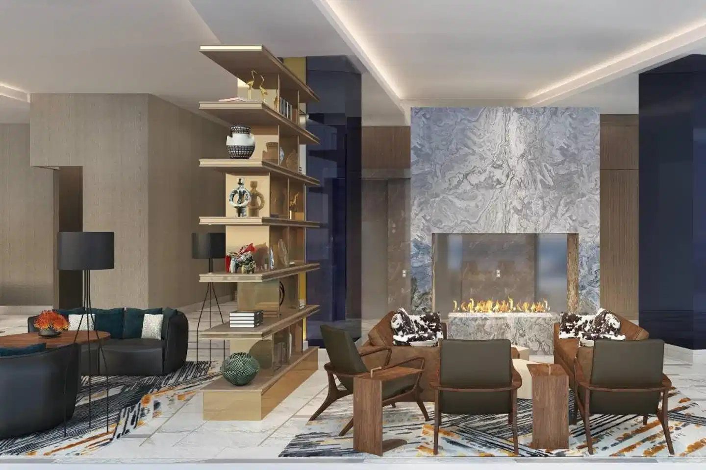 Marriott New York JFK Airport Lobby