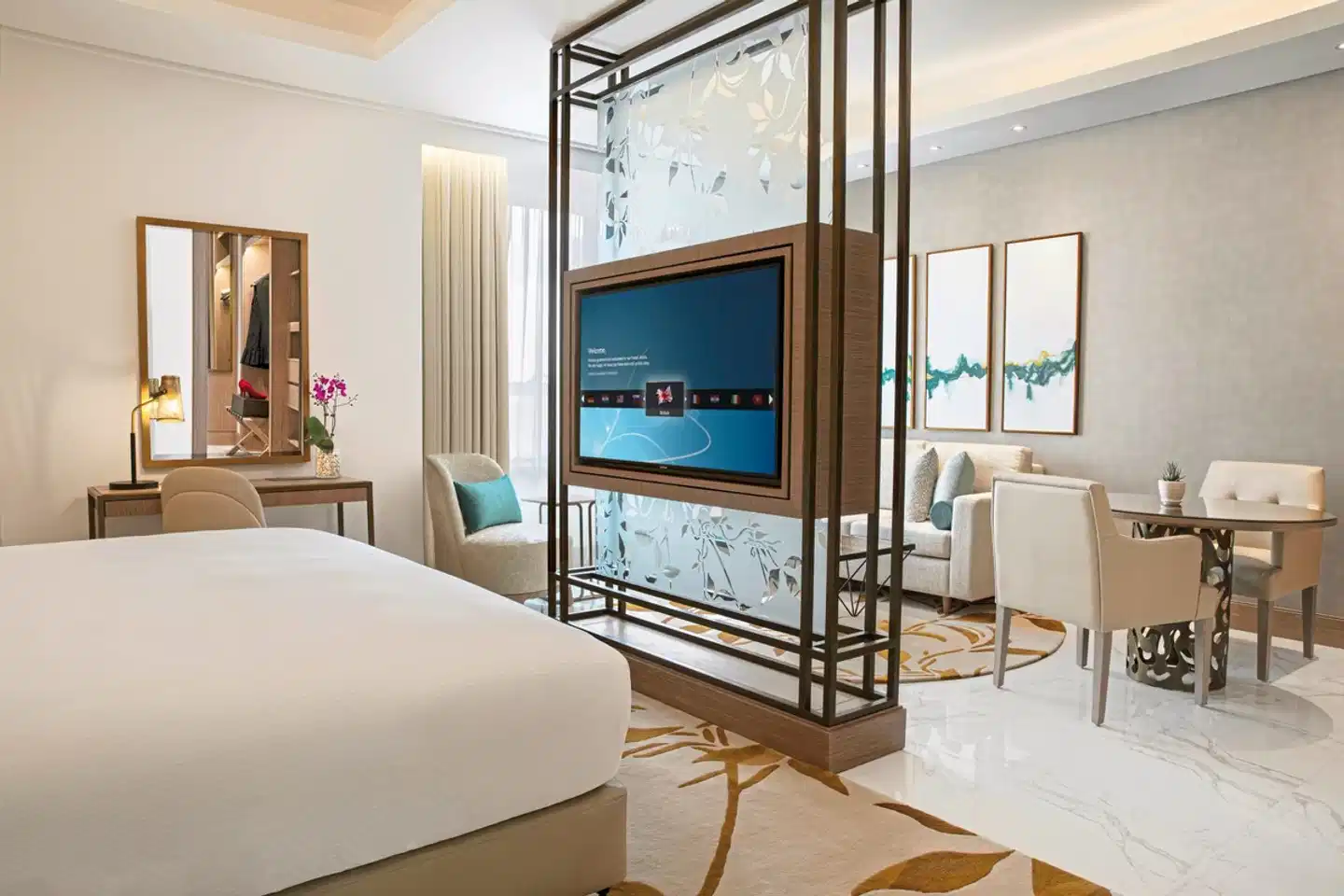 Al Jaddaf Rotana Suite Hotel Wohnbeispiel
