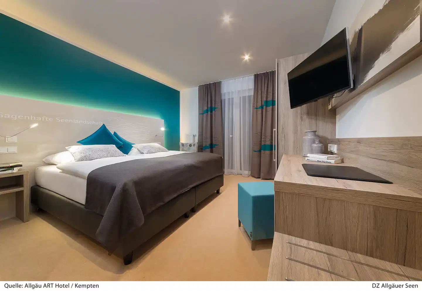 Allgäu ART Hotel Kempten Wohnbeispiel