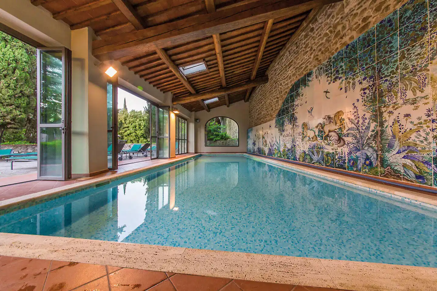 Villa Casagrande Hotel Spa Wine Hallenbad