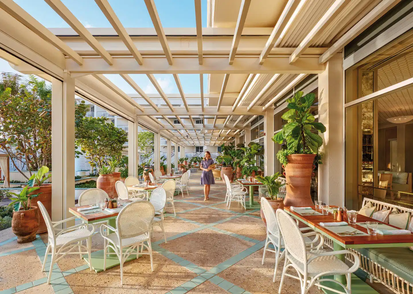 Four Seasons Hotel Palm Beach Terrasse