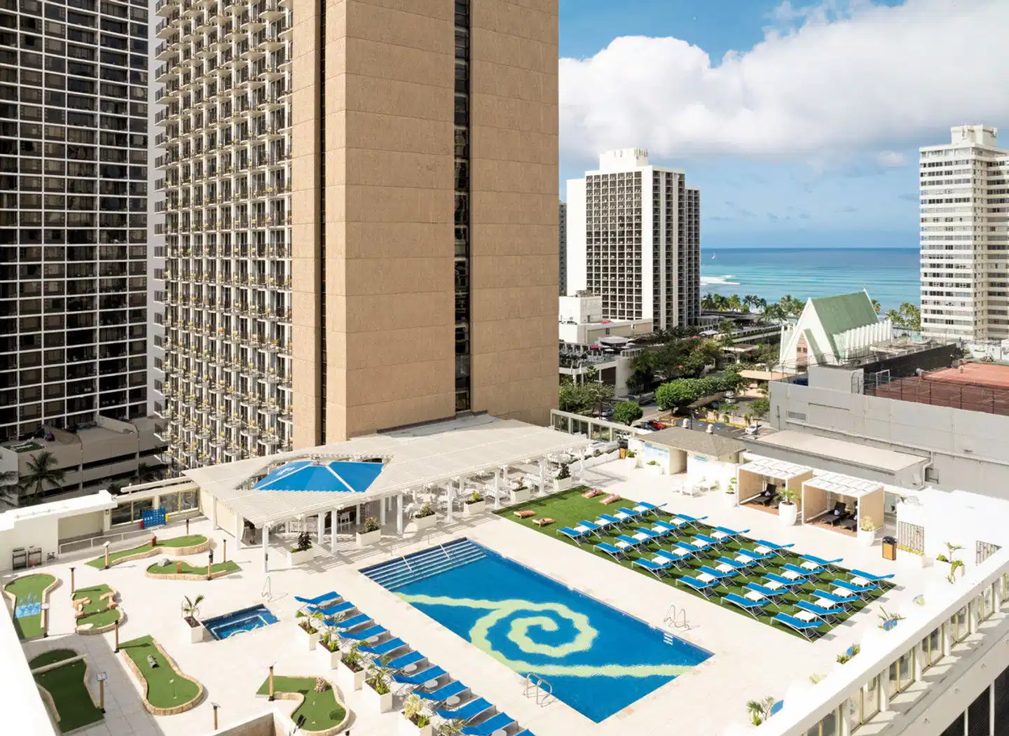 Hilton Garden Inn Waikiki Beach Aussenansicht
