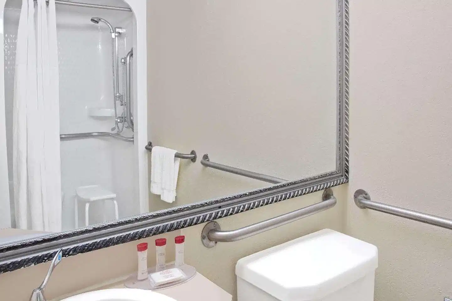 Ramada by Wyndham Houston Intercontinental Airport East Badezimmer