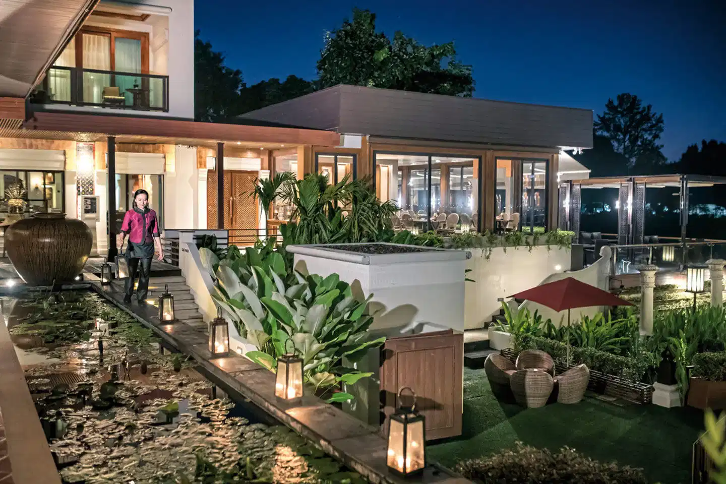 RatiLanna Riverside Spa Resort Chiang Mai Terrasse