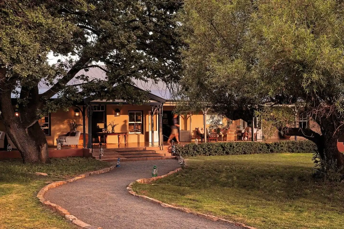 Samara Karoo Reserve Terrasse