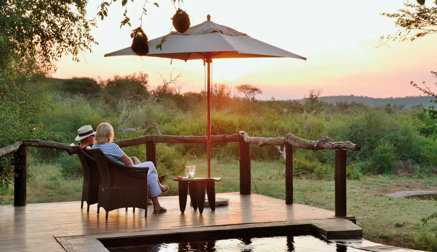 Motswiri Private Safari Lodge Terrasse